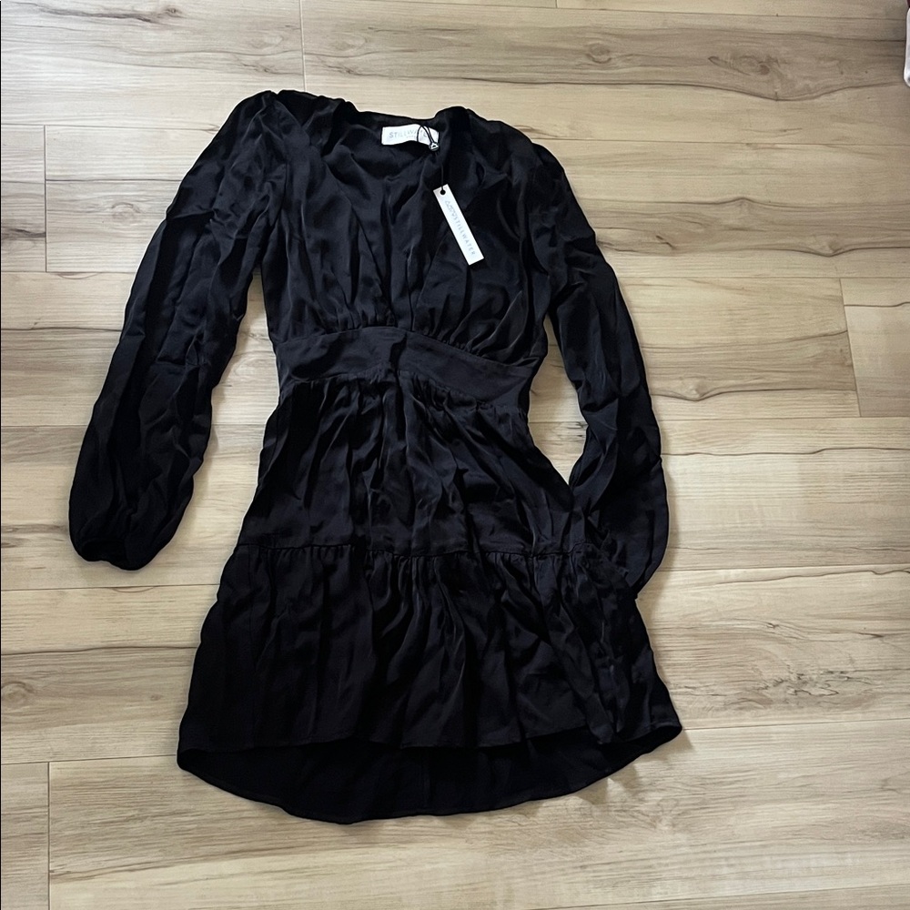 Chic Black Long Sleeve Dress
